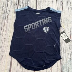 Sporting Kansas City Official MLS Youth Girls Size S(7/8) T-Shirt New Tags
